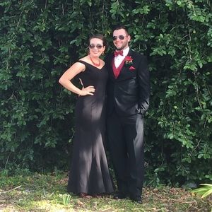 Black Off The Shoulder Prom Dress